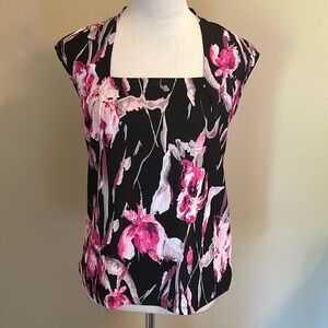 Kasper floral blouse